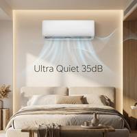 Climatiseur hybride solaire DC/AC à haute efficacité avec compresseur à onduleur et pompe à moteur silencieux, 100 % économie d'énergie solaire