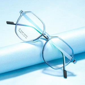 Sẵn Sàng Để Tàu Nhà Máy Giá Giá Rẻ Siêu Ánh Sáng Trong Suốt Màu Xanh Tr90 Kính Mắt <span class=keywords><strong>New</strong></span> Khung Titan <span class=keywords><strong>2025</strong></span> - Product Image 1