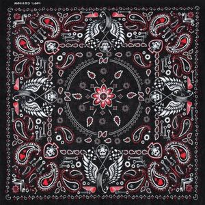 High Quality Hip-hop Style Mask Organic Cotton Outdoor Sports Custom logo Sublimation Print square <b>Bandana</b> - Product Image 4