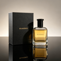 Bouteilles de parfum en verre transparentes de haute qualité, 30 ml, 50 ml, 100 ml, avec couvercle et boîte cadeau