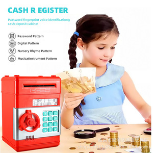 Tirelire intelligente, cadeaux d'anniversaire pour garçons et filles de 4 à 10 ans, machine électronique de stockage de pièces de monnaie réelles - Product Image 5