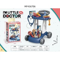 Console médicale pour enfants avec lumières et sons, ensemble de jeu d'imitation, jeu de rôle de simulation de médecin et d'infirmière, cadeau éducatif pour les jeunes enfants