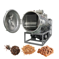 Machine de lyophilisation industrielle pour vers de sang, vers de mer, nourriture pour animaux de compagnie, vers tubifex