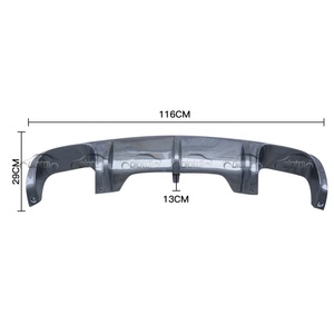 Difusor Trasero de Fibra de Carbono Estilo V, Alerón para Parachoques Trasero para BMW X5M E70, Aletas, Spoiler, Winglet, Splitter, Tuning Automotriz - Product Image 1