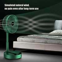 Ventilateur de bureau pliable portable rechargeable USB 2000 mAh, le plus vendu, pour le camping, la maison et le bureau