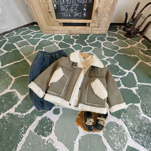 Nouvelle collection hiver 2025 – Blouson de moto pour garçons avec fermeture éclair, en polyester, coupe-vent et épais – Vente en gros - Product Image 3