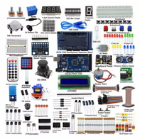 Kit d'apprentissage MEGA2560 Kit de démarrage Aro amélioré Moteur pas à pas Maison intelligente Micro-ordinateur monocircuit Kit d'apprentissage avec boîte