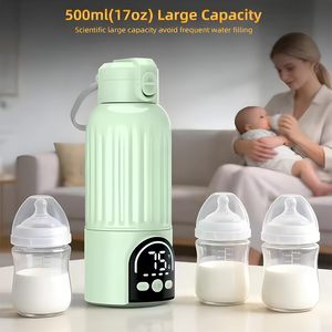 แก้วน้ำร้อนพกพาไร้สายสำหรับชงนมผงและอุ่นนมที่บ้านและระหว่างเดินทาง - Product Image 6