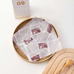 Papel Encerado Antigrasa para Envolver Alimentos, con Logotipo Impreso Personalizado al por Mayor, de Grado Alimenticio - Product Image 1