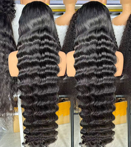 Pelucas de cabello humano sin procesar al por mayor para mujeres, pelucas con frente de encaje transparente sin pegamento, cabello vietnamita virgen. - Product Image 3