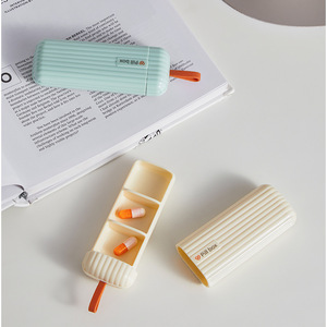 กล่องพลาสติกทรงกลมขนาดเล็ก 3 ชิ้น, กล่องบรรจุยาขนาดเล็ก, บรรจุภัณฑ์ PP ขนาดเล็กพร้อมฝาปิด - Product Image 5
