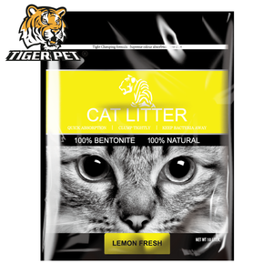 China hersteller großhandel pet liefert verklumpung farbige duft bentonit katzenstreu - Product Image 6