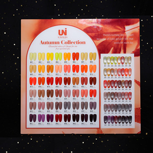 Unigel Hema Gratis Aangepast Uw Logo Uv Gel Groothandel Oem Rode Kleur Collectie Gel Nagellak Set Voor Salon - Product Image 5