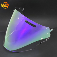 Visière anti-rayures de qualité supérieure pour casque de moto VZ RAM Open Face - Lentille de remplacement haute clarté, écran de protection