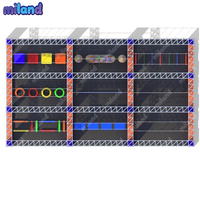 Parcours d'obstacles Ninja Warrior sur mesure pour enfants et adultes, avec tapis de sécurité pour l'entraînement, pour l'exploration et le développement de la motivation