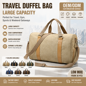 Sac de sport personnalisé OEM avec compartiment à chaussures, fabricant en marque blanche, vente en gros pour la gym, les voyages et l'extérieur - Product Image 1