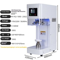 Machine de scellage automatique de canettes de boissons commerciales, électrique 220V, thermoscelleuse pour jus, lait, thé, ligne de mise en conserve HYZH 80mm
