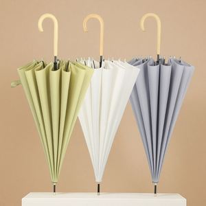 Nouvelle conception, taille personnalisable, grand parapluie classique droit pour femmes - Utilisation promotionnelle en voyage, vente en gros et pas cher - Product Image 2