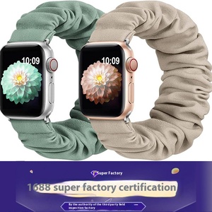 Nueva Correa Deportiva Compatible para Apple Watch, Correa de Acero Inoxidable con Tela de Algodón Sintético para <span class=keywords><strong>Reloj</strong></span> <span class=keywords><strong>Inteligente</strong></span> - Product Image 2