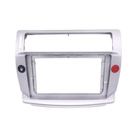 Panel de Radio de 9" para Salpicadero de Coche, Kit de Montaje, Adaptador, Consola, Bisel de Marco para Citroen C4 C-Triomphe C-Quatre 2004-2014 DVD
