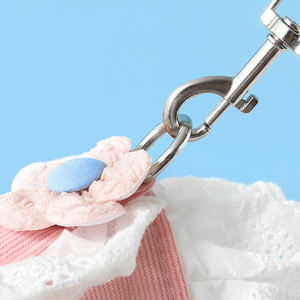 Baju kucing HIPHOPPET, baju putri anak anjing, baju anak anjing kecil, Harness, anti goncangan, untuk kucing kecil - Product Image 4