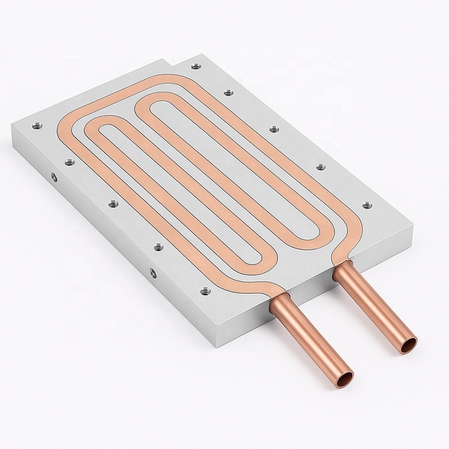 Custom Water Cooler Heat Pipe Heat Sink Liquid Cooling heatsink Industrial Electronic Equipment Radiator for Cooling system