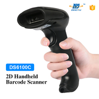Scanner CMOS DS6100CG 1D 2D QR Code Lecteur de codes-barres sans fil Vérificateur de prix Fabrication directe Chine Interface USB Stock disponible