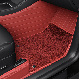 Para <span class=keywords><strong>Tesla</strong></span> <span class=keywords><strong>Model</strong></span> <span class=keywords><strong>3</strong></span>, accesorios de <span class=keywords><strong>coche</strong></span> de ajuste personalizado, alfombrilla de suelo Interior, Material ecológico, cuero genuino para asiento delantero y trasero - Product Image 5