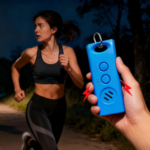 <span class=keywords><strong>Alarme</strong></span> personnelle de sécurité LED avec lampe torche 130 dB, sirène d'urgence, pour femmes, SOS, <span class=keywords><strong>alarme</strong></span> personnelle pour enfants et personnes âgées - Product Image 1