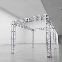 Système de toiture en treillis d'éclairage modulaire en aluminium avec scène à hauteur réglable pour mariage, spectacle, exposition