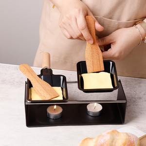 Four à fromage <span class=keywords><strong>en</strong></span> acier inoxydable, plateau à fromage antiadhésif, mini-four à fromage portable, moule à beurre, plaque de cuisson pour <span class=keywords><strong>raclette</strong></span> - Product Image 3