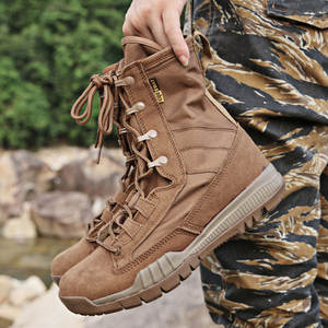 CQB.<span class=keywords><strong>SWAT</strong></span> ZD-144 été bottes de randonnée tactiques hommes cuir et tissu en maille avec EVA pour aventures en plein air vente en gros - Product Image 5