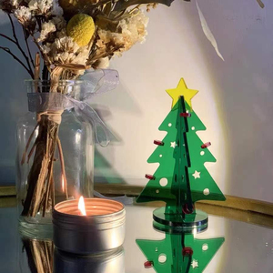 Albero <span class=keywords><strong>di</strong></span> <span class=keywords><strong>Natale</strong></span> Artificiale Ecologico in Acrilico da <span class=keywords><strong>Parete</strong></span> con Dimensioni Personalizzabili per Decorazioni Natalizie e Festive da Interno - Product Image 6