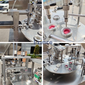 Quay sữa chua cốc nhựa làm đầy và niêm phong máy cho mứt và Thạch tự động ngâm nước sốt ly Filler niêm phong máy - Product Image 5