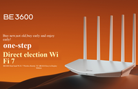 Enrutador inalámbrico TP-Link Be3600 de doble frecuencia Gigabit Wi-Fi 7 De Easy Edition, componentes industriales