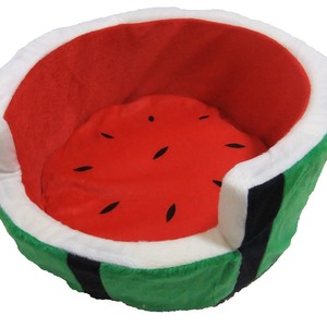 Custom Pet Watermelon <b>Bed</b> Round Fruit Pattern <b>Dog</b> Cat <b>Bed</b> Polyester Fiber Fill Hand Washable <b>Small</b> Pet <b>Bed</b> - Product Image 5