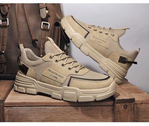 Chaussures de protection décontractées pour garçons YONGGE, respirantes en maille noire, pour l'hiver, le printemps et l'automne - Vêtements de travail tendance - Product Image 3