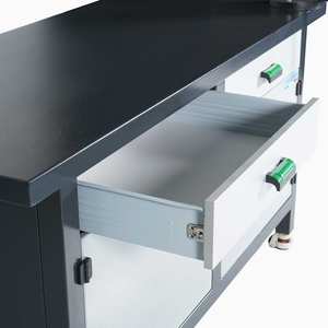 Banc d'atelier professionnel Turbo-chager avec étau en acier forgé de 125 mm à hauteur réglable - Product Image 6