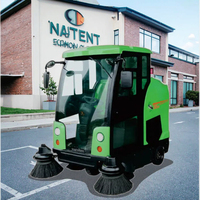 Balayeuse de sol industrielle électrique autopropulsée DQS19C 48V 4800W 120L pour routes, parkings, hôtels
