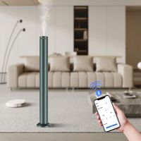 Diffuseur d'arômes commercial portable AeroScent en métal sur pied, à batterie, écologique, capacité 500 ml, contrôlé par application, garantie 1 an
