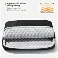 Housse d'ordinateur portable personnalisée en coton et lin 600D, imperméable, antichoc, fine, 14-15 pouces, pour hommes et femmes d'affaires