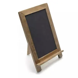 Pasokan pabrik papan tulis mini papan tulis promosi meja kayu papan tulis