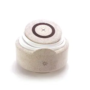 Umwelt freundliche Produkte Tragbarer kabelloser Ladegerät-Lautsprecherst änder mit kabellosem Nachtlicht-Ladegerät Bluetooth-Lautsprecher