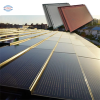 Anpassbare Hausdach-Solarmodule Halbzellen-Photovoltaik-Stromerzeuger Doppelglas-Schindel-Panel BIPV Solar-Dachziegel