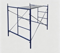 Système d'échafaudage Kwikstage avec cadre mobile pliable réglable pour travaux de façade en acier galvanisé à chaud