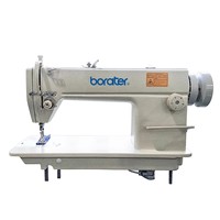 Machine à coudre industrielle à point noué simple, robuste, B-6150, entraînement direct, haute vitesse, pour tissus