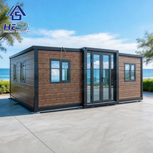 บ้านสำเร็จรูปทรงสี่เหลี่ยมผืนผ้า HtSHi รุ่นโมเดิร์น พร้อมประตูและหน้าต่างกระจก สำหรับใช้งานกลางแจ้ง - Product Image 1