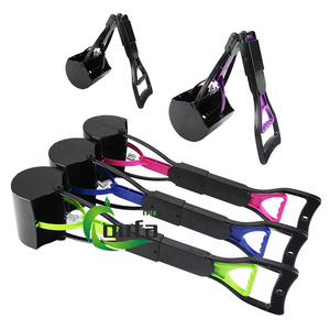 Venta al por mayor plegable Pet <span class=keywords><strong>Pooper</strong></span> <span class=keywords><strong>Scooper</strong></span> para perros grandes y gatos mandíbula Poop Scoop herramienta de recogida de mascotas - Product Image 1