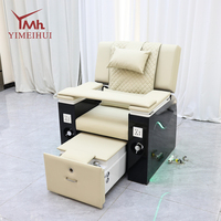 Fauteuil de pédicure spa électrique moderne en céramique esthétique avec massage, mobilier de salon personnalisé en usine