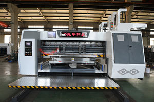 ZHENHUA SYKM industrie boîte en carton ondulé découpé avec des matrices faisant la Machine <span class=keywords><strong>Pizza</strong></span> boîte impression rainurage Machine de découpe - Product Image 2